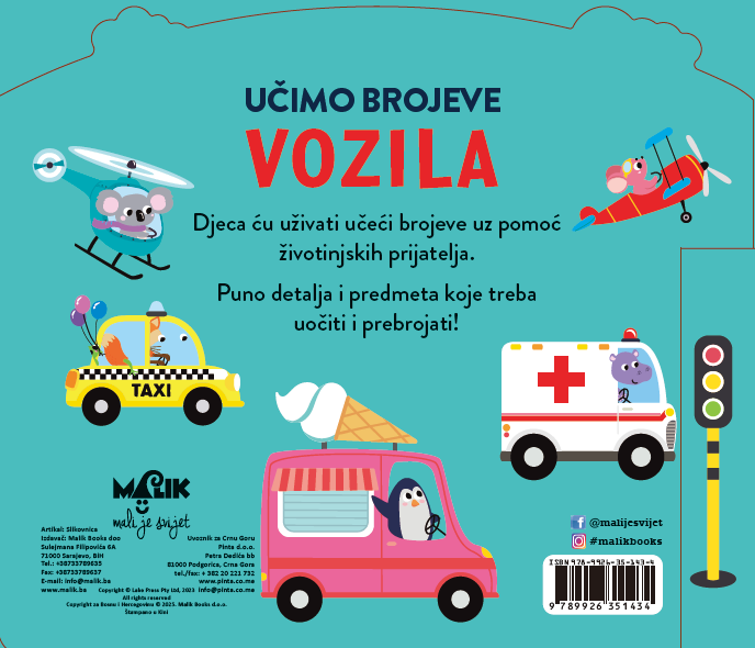 Učimo brojeve - VOZILA