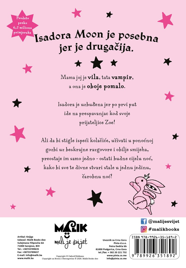 Isadora Moon na prespavanjcu