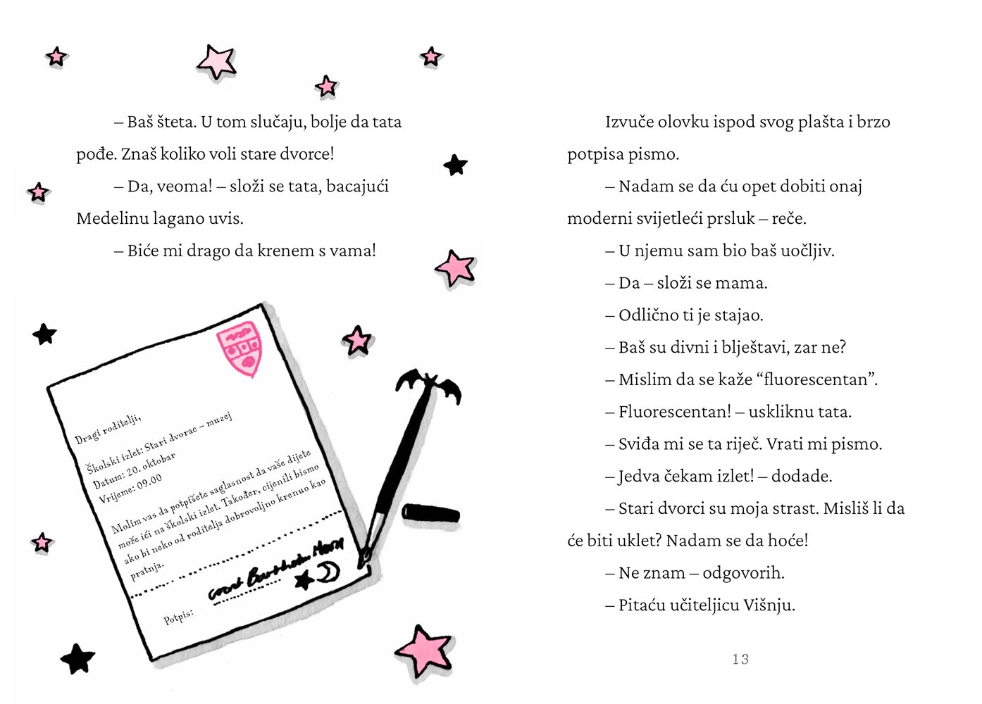 Isadora Moon ide na školski izlet