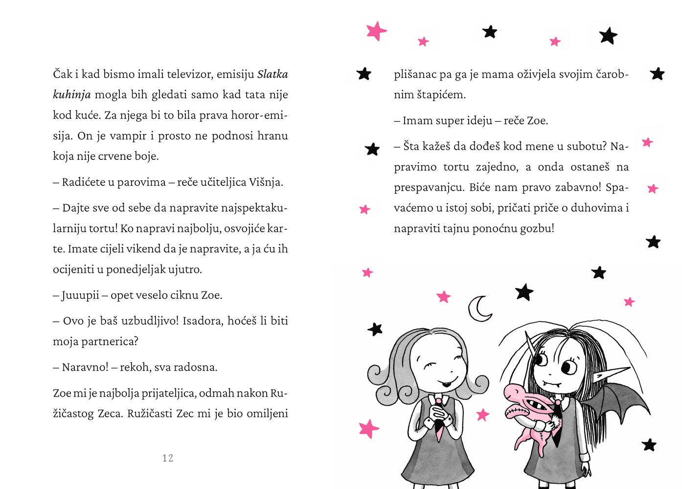 Isadora Moon na prespavanjcu