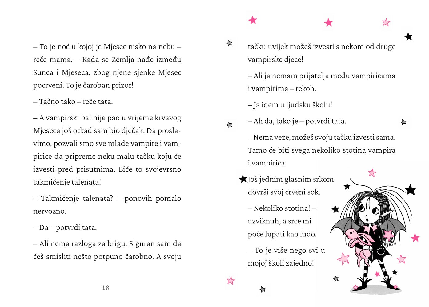 Isadora Moon na pozornici